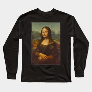 Mona Lisa by Leonardo da Vinci Long Sleeve T-Shirt